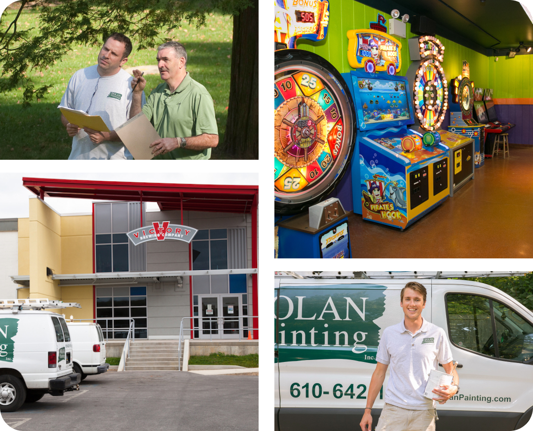 Nolan Painting Company- Havertown, PA Commercial painting collage